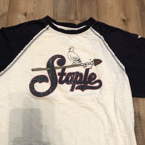 Staple Other - Jeff Staple Pigeon 3/4 Sleeve Baseball T-shirt